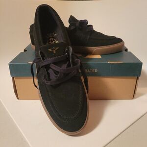Rare Matt Rodriguez X STATE Black Suede Vista Skate Sneakers